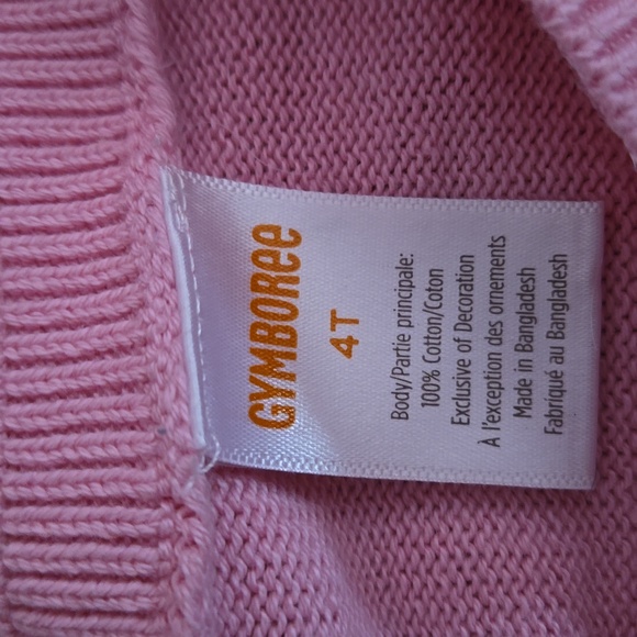 Gymboree bunny sweater and egg skirt size 4T pink and multi - Picture 5 of 5